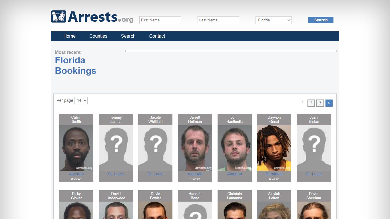 Florida Arrests and Inmate Search